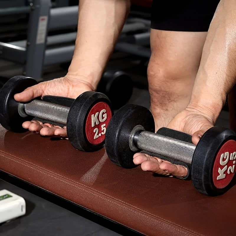 Fitness Four Fingers Gloves Breathable Anti-slip Shock Absorption Dumbbell Leather Weight Lifting Training Pal Men's And Women's