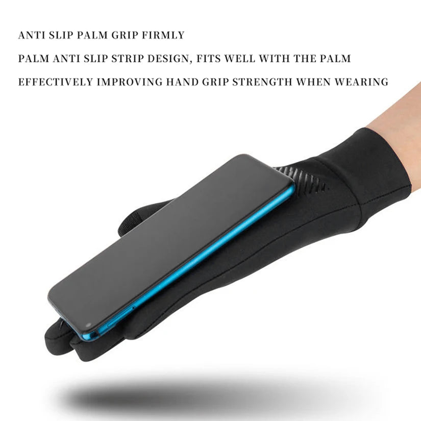 A Pair Ultra Thin Outdoor Sports Gloves Ice Silk Non Slip Gloves High Elasticity for Cycling and fishing Gift for Father