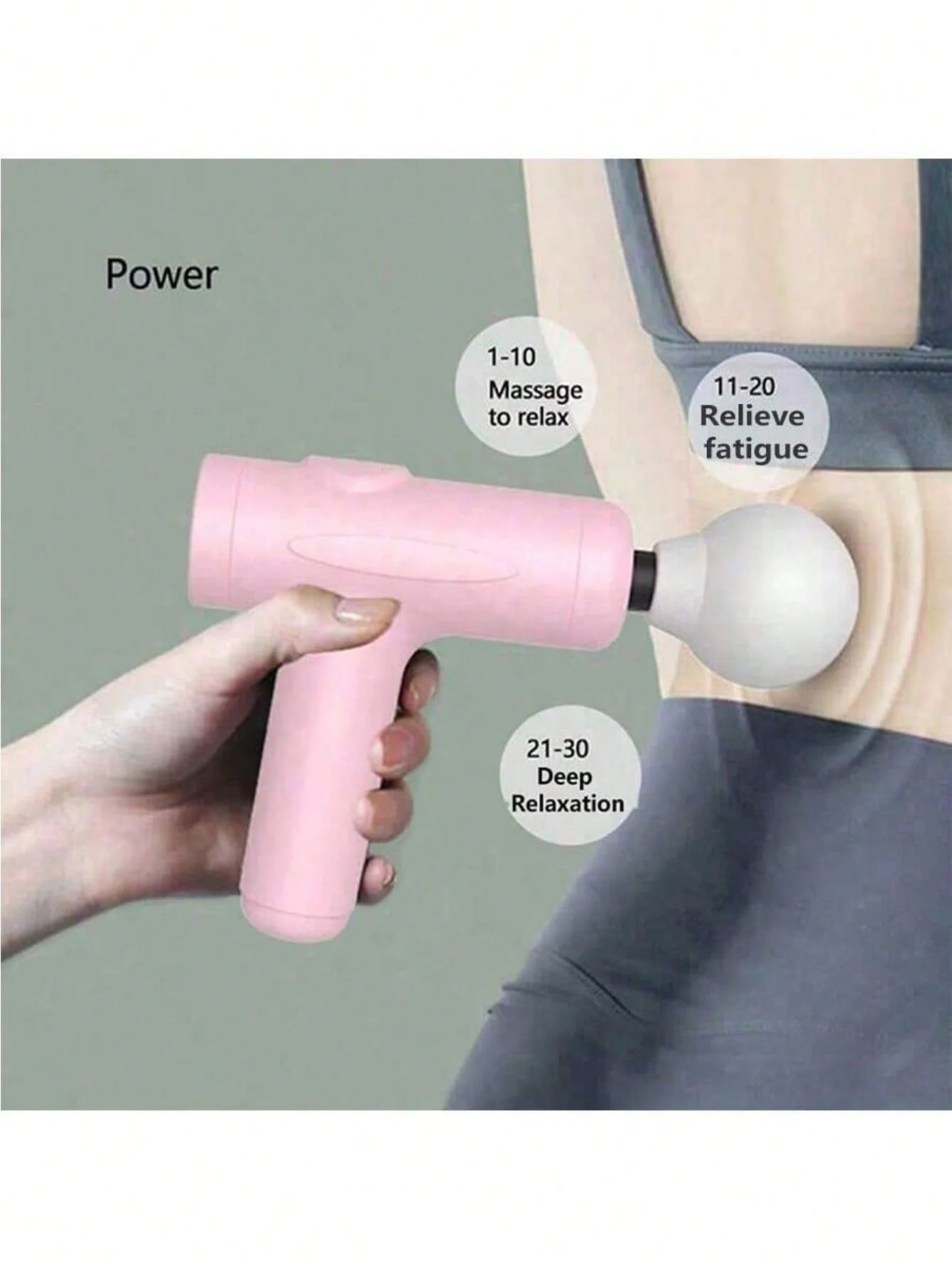 2026 1PCCustomized powerful fascia gun  full body massager to release muscle，same as the celebrity model USB-powered